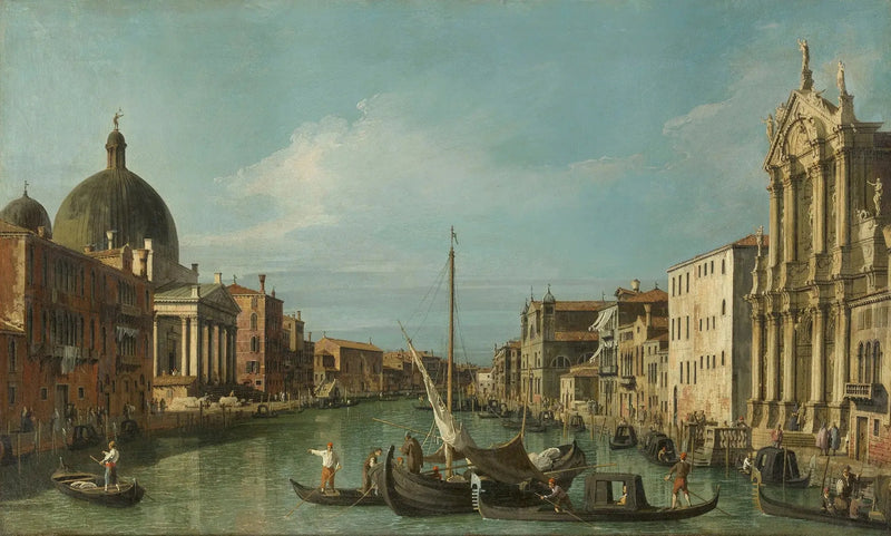 Venetië: Het Grote Kanaal met de Scalzi en San Simeone Piccolo - Canaletto

Source:
Venise : le Grand Canal avec les Scalzi et San Simeone Piccolo - Canaletto
