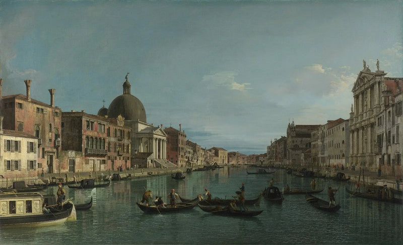 Venetië: Het Grote Kanaal met San Simeone Piccolo - Canaletto

Source:
Venise : le Grand Canal avec San Simeone Piccolo - Canaletto