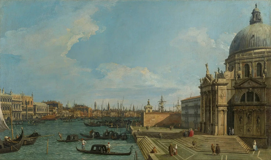 Venetië: Het Grote Kanaal met Santa Maria della Salute richting Riva degli Schiavoni - Canaletto

Source:
Venise : le Grand Canal avec Santa Maria della Salute vers la Riva degli Schiavoni - Canaletto