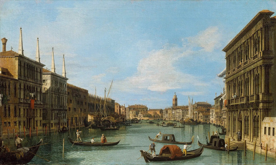 Venetië: het Grote Kanaal van het paleis Vendramin-Calergi richting San Geremia - Canaletto

Source:
Venise : le Grand Canal du palais Vendramin-Calergi vers San Geremia - Canaletto
