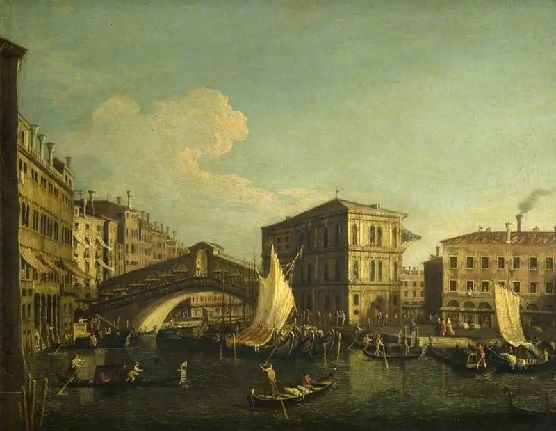 Venetië: de Rialtobrug gezien vanaf het noorden - Canaletto

Source:
Venise : le pont du Rialto vu du nord - Canaletto