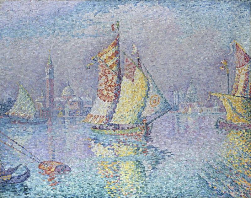 Venetië, de gele sluier - Paul Signac