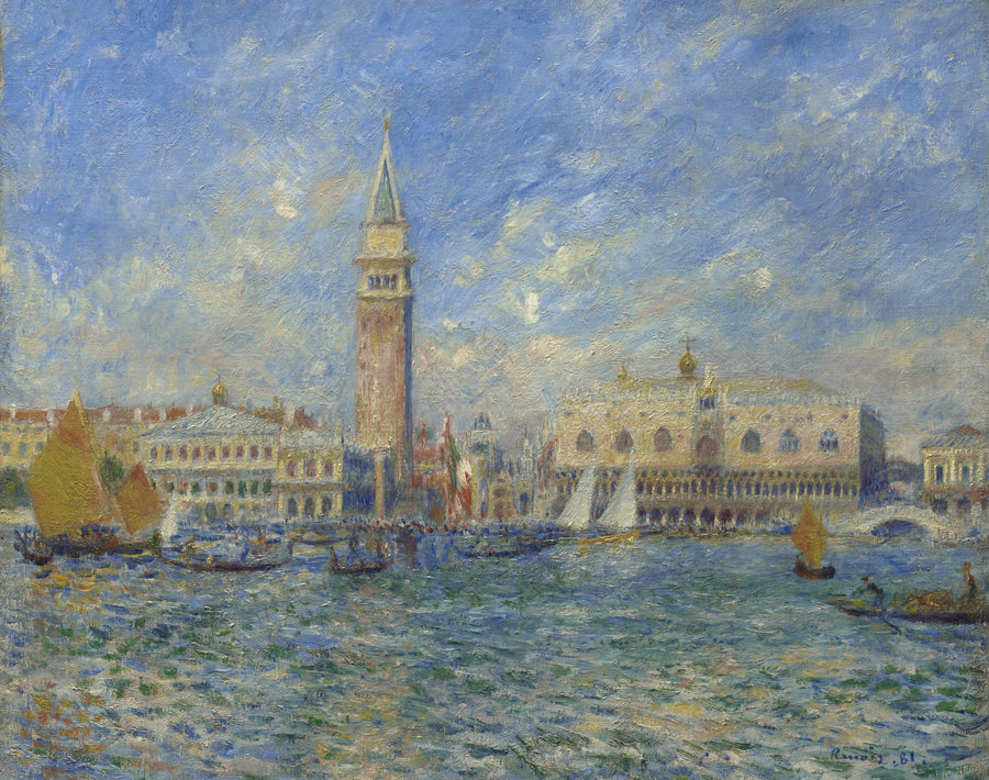Paleis van de Doges, Venetië - Pierre-Auguste Renoir