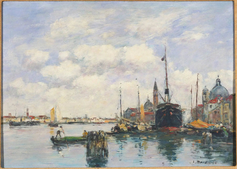 Venetië – Zeelandschap bij de Giudecca - Eugène Boudin