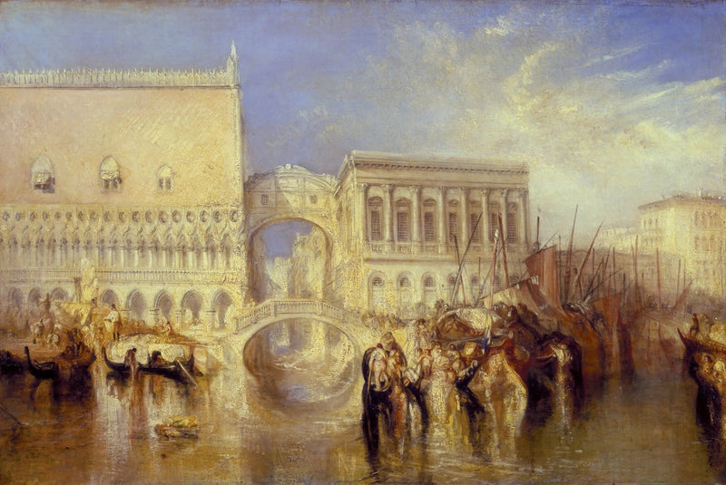 Venetië, Brug der Zuchten - J. M. W. Turner