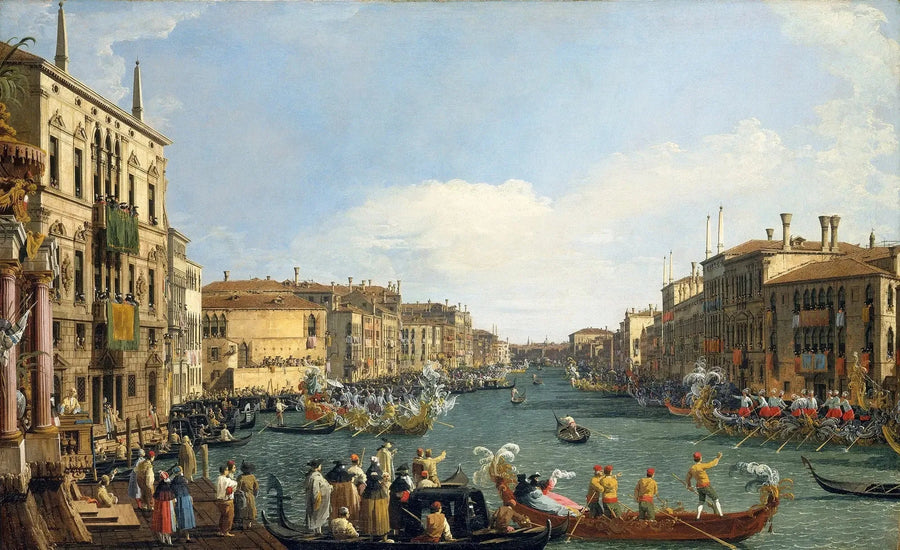 Venetië: Regatta op het Groot Kanaal - Canaletto

Source:
Venise : Régate sur le Grand Canal - Canaletto