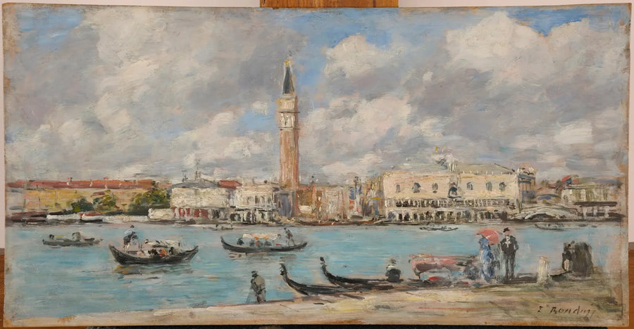 Venetië. San Giorgio - Eugène Boudin