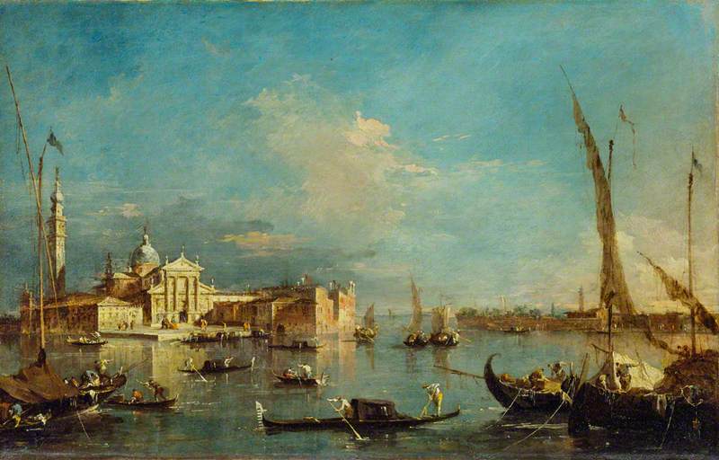 Venetië: San Giorgio Maggiore met de Giudecca - Francesco Guardi