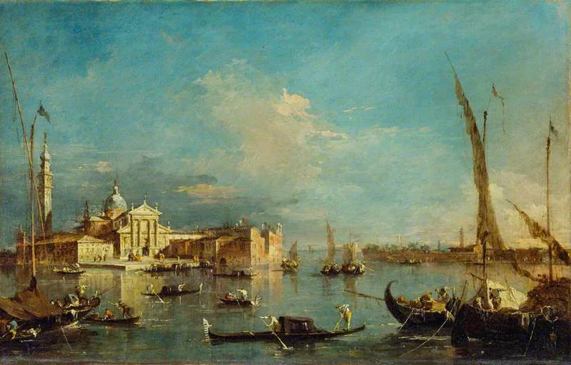 Venetië: San Giorgio Maggiore met de Giudecca - Francesco Guardi