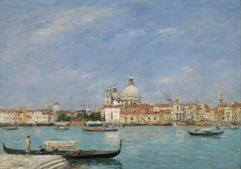 Venetië, Santa Maria della Salute van San Giorgio - Eugène Boudin