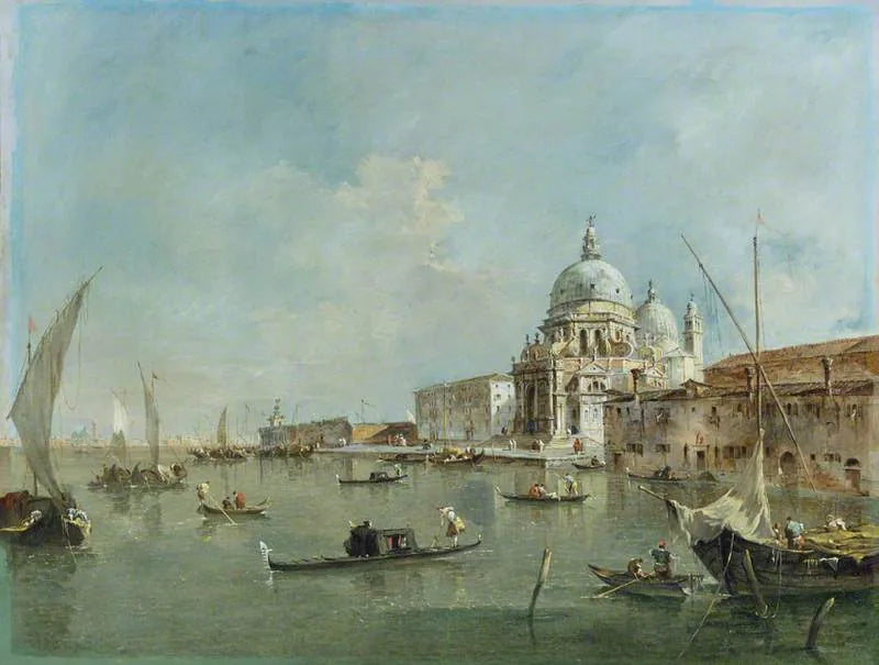 Venetië: Santa Maria della Salute en de Douane - Francesco Guardi