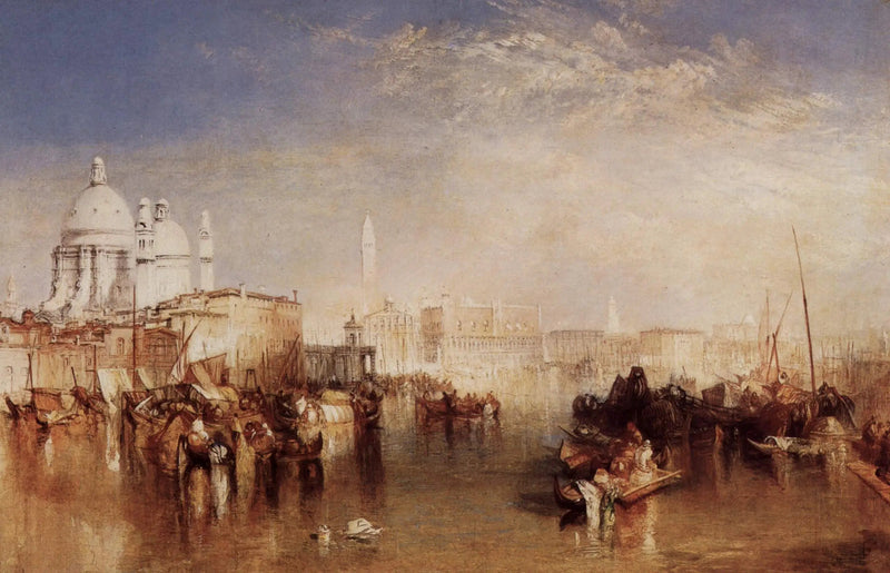 Venetië, uitzicht op het kanaal van de Giudecca - J. M. W. Turner