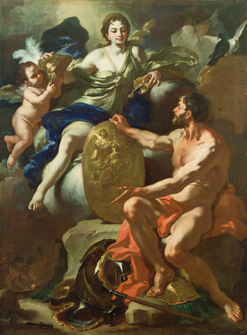 Venus bij Vulcanus' smederij - Francesco Solimena