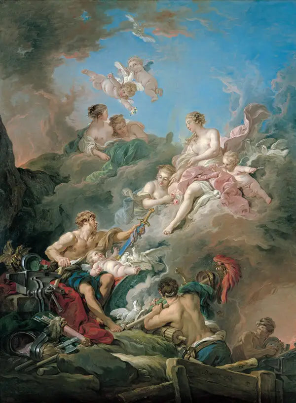 Venus aan de smederij van Vulcanus - François Boucher