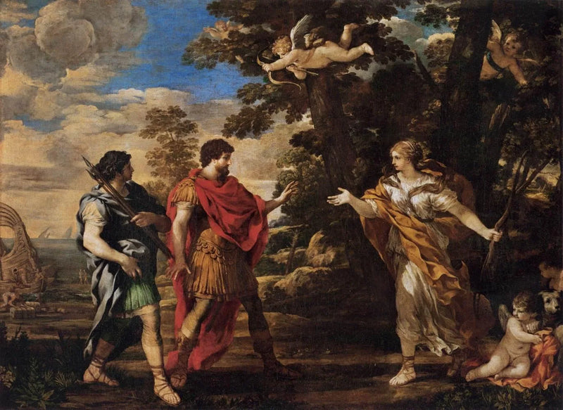 Venus die verschijnt aan Aeneas - Pietro da Cortona