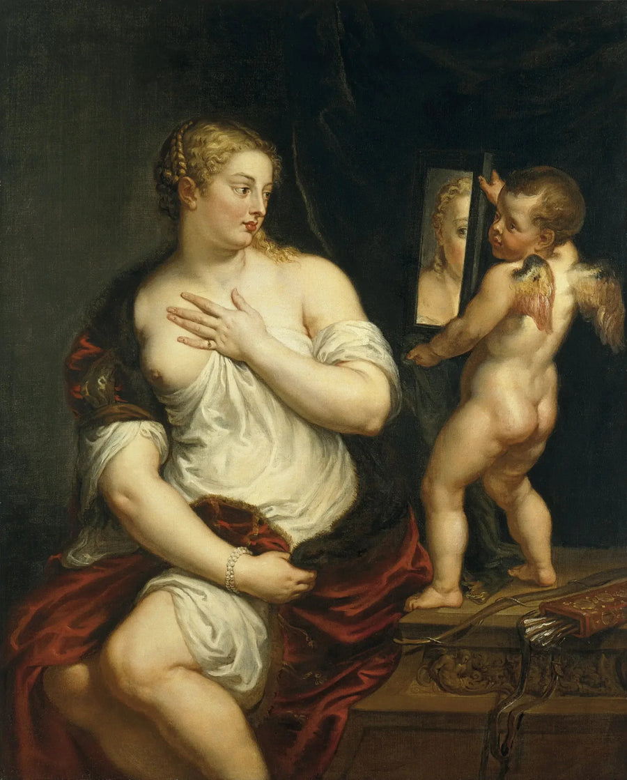 Venus in de spiegel - Peter Paul Rubens