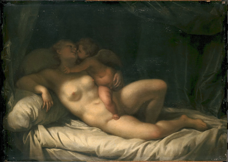 Vénus embrassée par Amor - Adriaen van der Werff