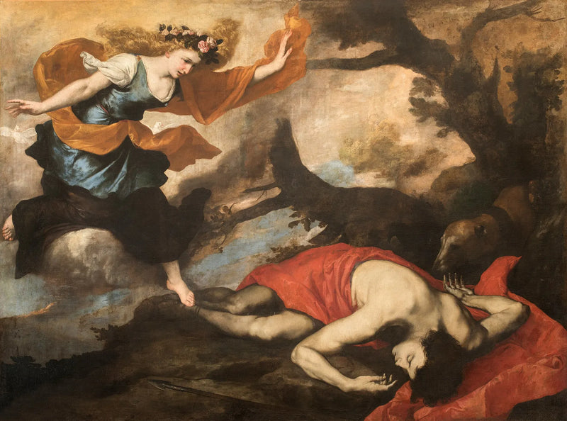 Venus en Adonis - Jusepe de Ribera