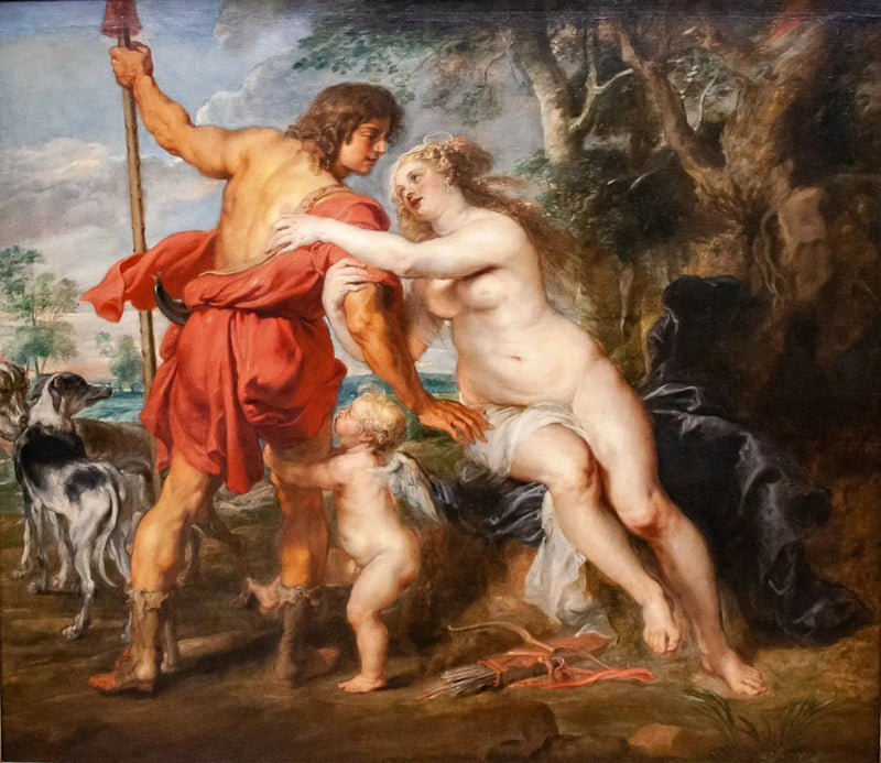 Venus en Adonis - Peter Paul Rubens