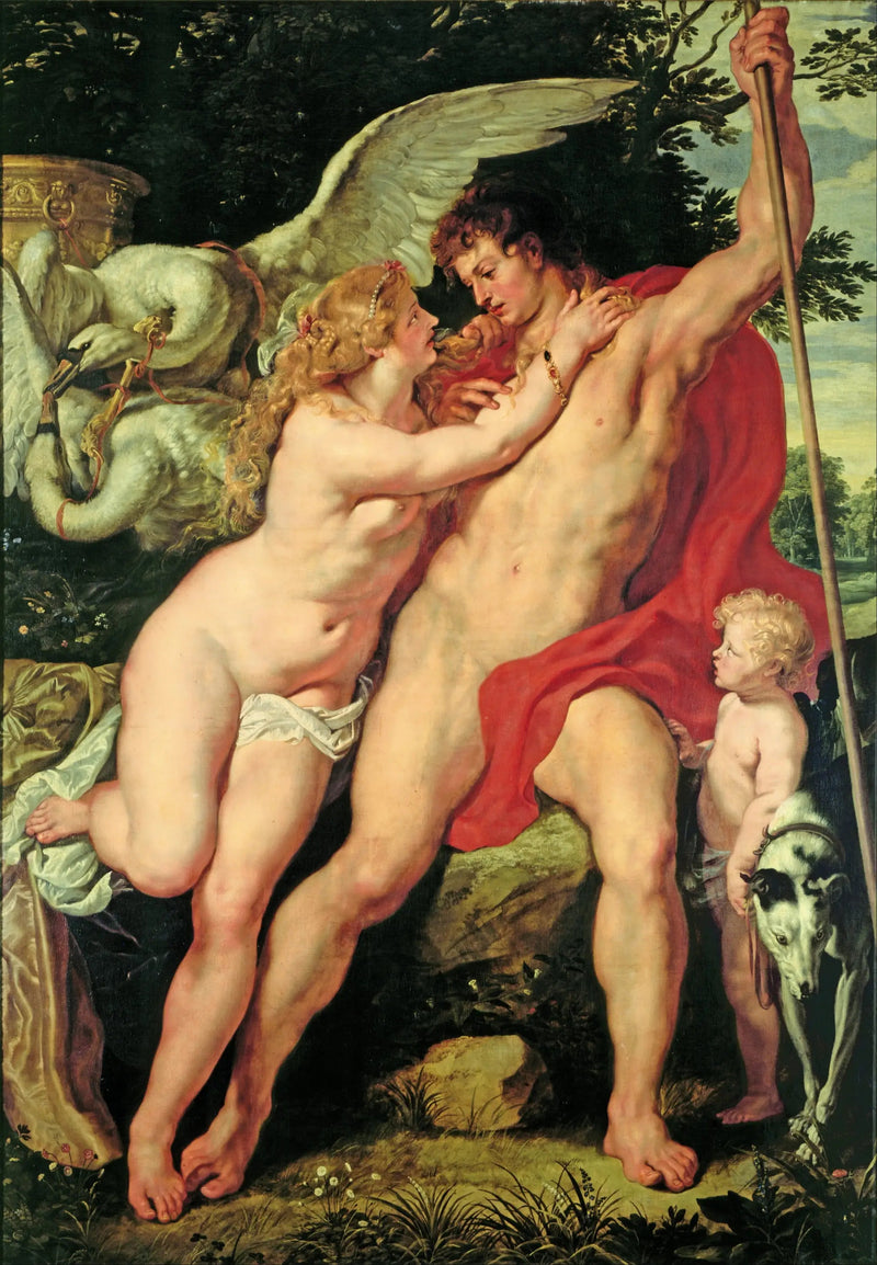 Venus en Adonis - Peter Paul Rubens