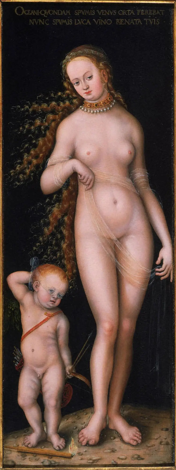 Venus en Amor - Lucas Cranach de Oudere