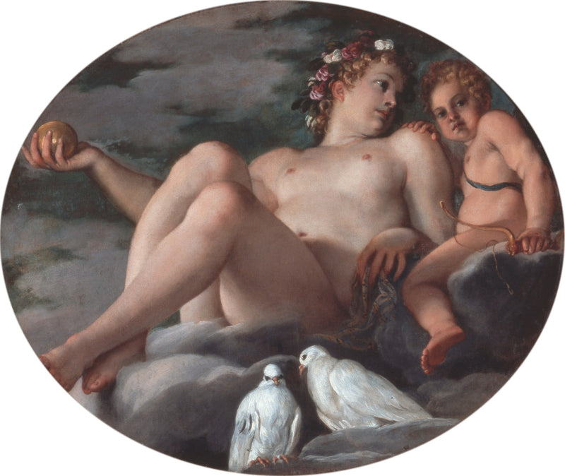 Venus en Cupido - Annibale Carracci