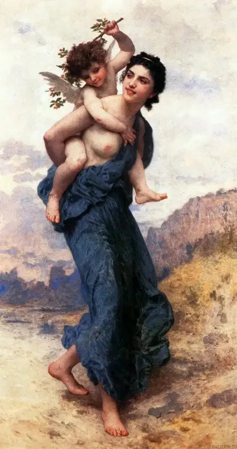 Venus en Cupido. - Bouguereau