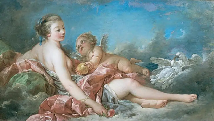 Venus en Cupido - François Boucher