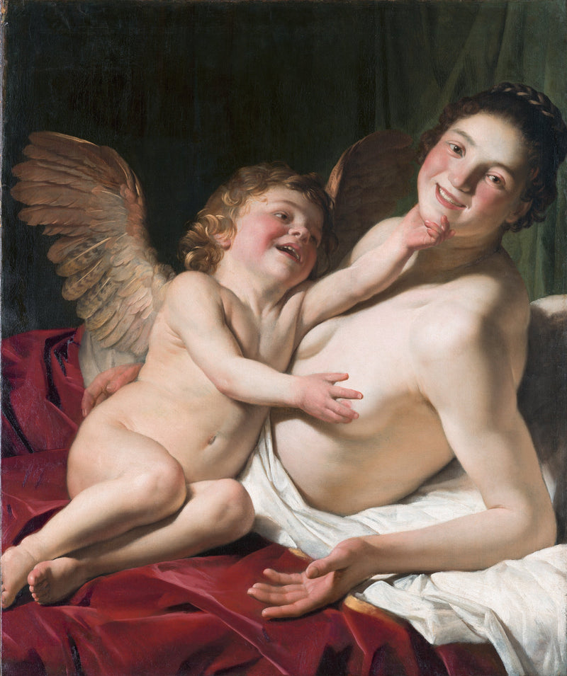 Venus en Cupido - Gerrit van Honthorst