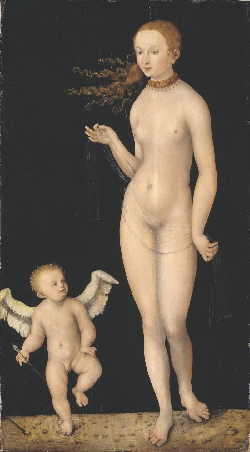 Venus en Cupido - Lucas Cranach de Oudere