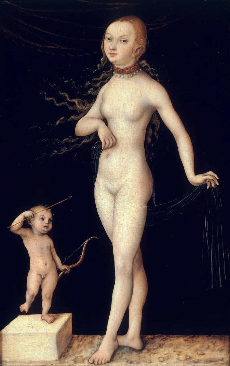 Venus en Cupido - Lucas Cranach de Oudere