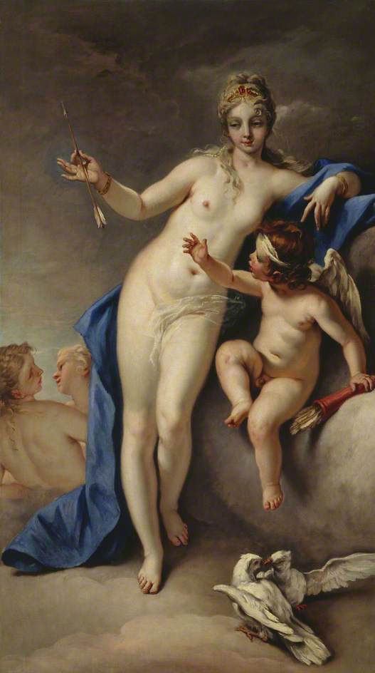 Venus en Cupido - Sebastiano Ricci