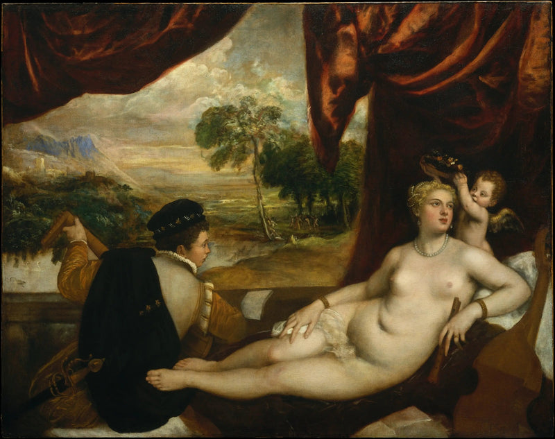 Venus en de luitspeler - Titian