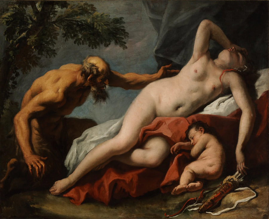 Venus en Satyr - Sebastiano Ricci