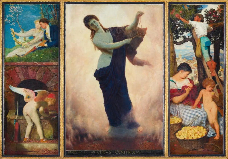 Arnold Böcklin - Reproductie van een schilderij in olieverf

Source:
Q131586957 - Arnold Böcklin