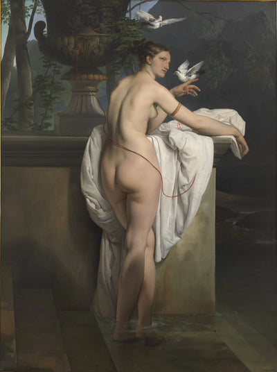 Vénus jouant avec deux colombes - Francesco Hayez - Alpha Reproduction
