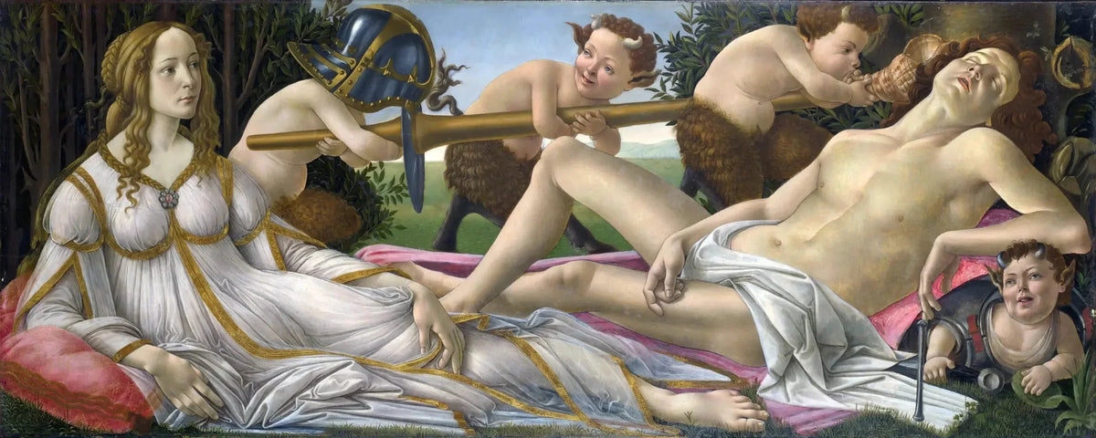 Venus en Mars, circa 1485 - Sandro Botticelli