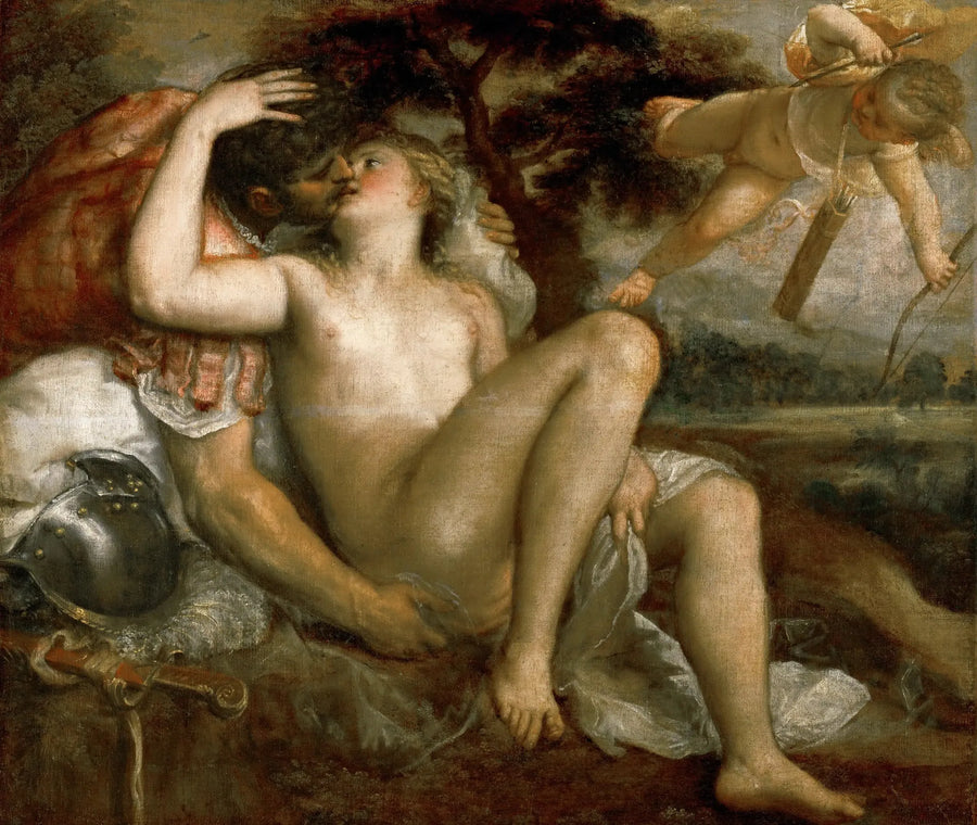 Venus, Mars en Cupido - Titian