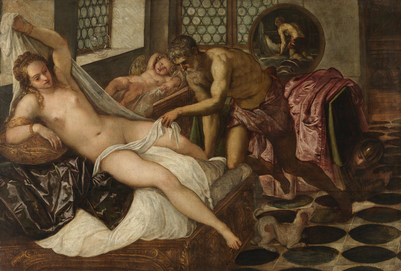 Venus, Mars en Vulcanus - Jacopo Tintoretto