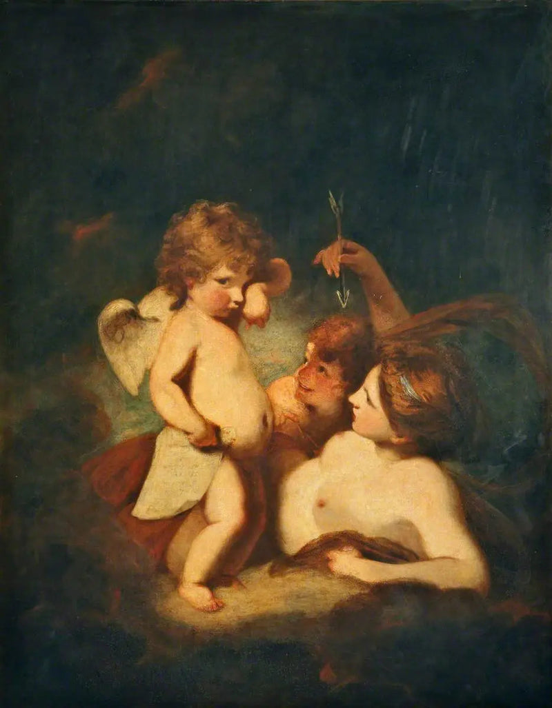 Venus beris Cupido omdat hij heeft geleerd te gooien met tellen - Joshua Reynolds

Source:
Vénus réprimande Cupidon pour avoir appris à jeter des comptes - Joshua Reynolds