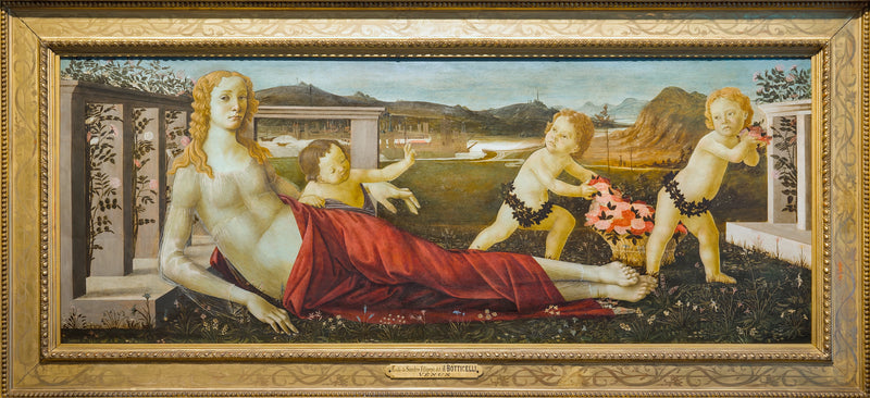 Venus en drie putti - Sandro Botticelli