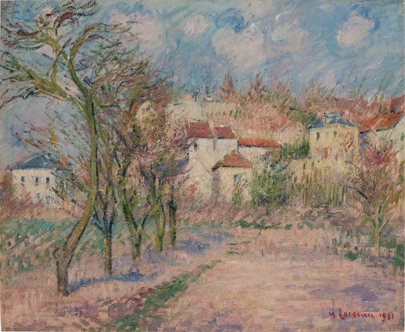 Boomgaard in Hérouville (Seine-et-Oise) - Gustave Loiseau
