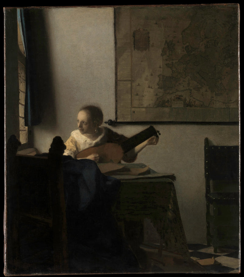 De Vrouw met de Luit - Johannes Vermeer