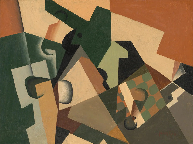 Glas en dambord - Juan Gris