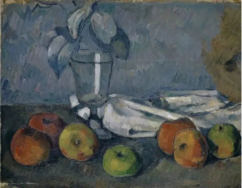 Glas en appels - Paul Cézanne