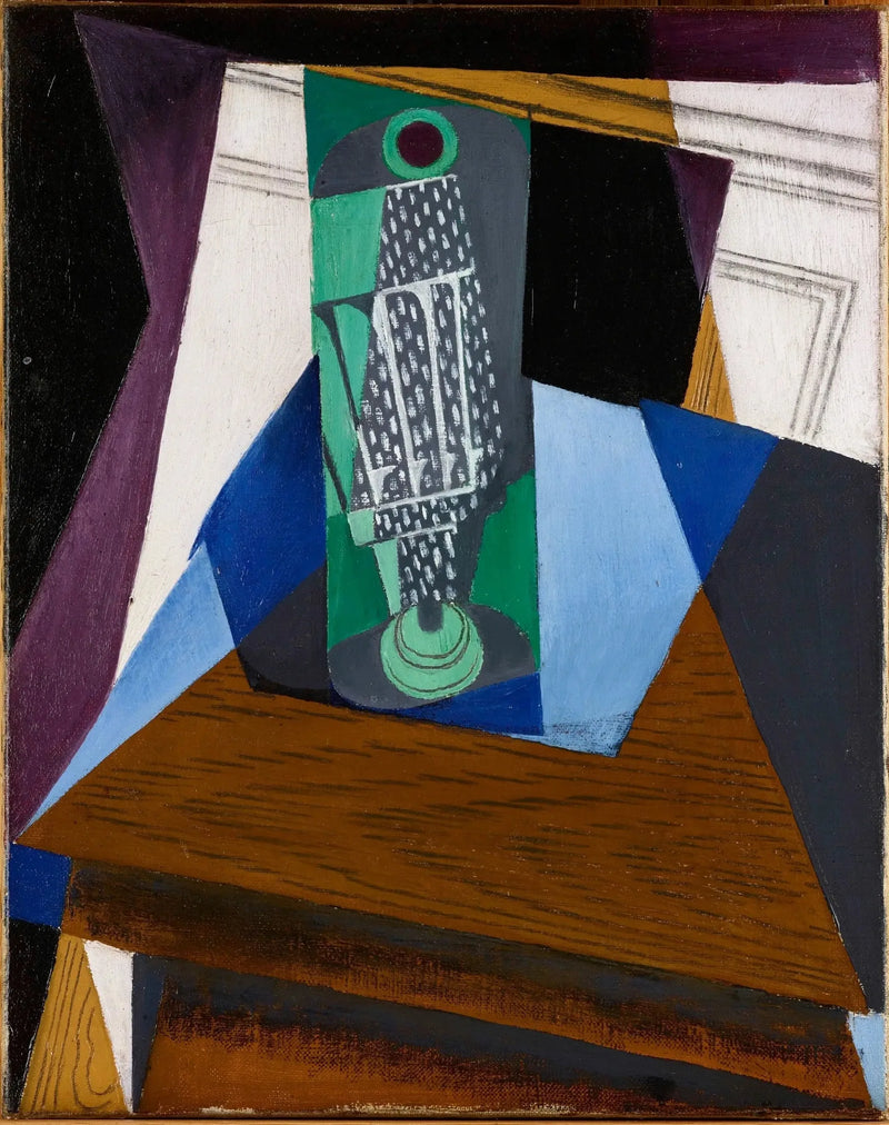 Glas op een tafel - Juan Gris