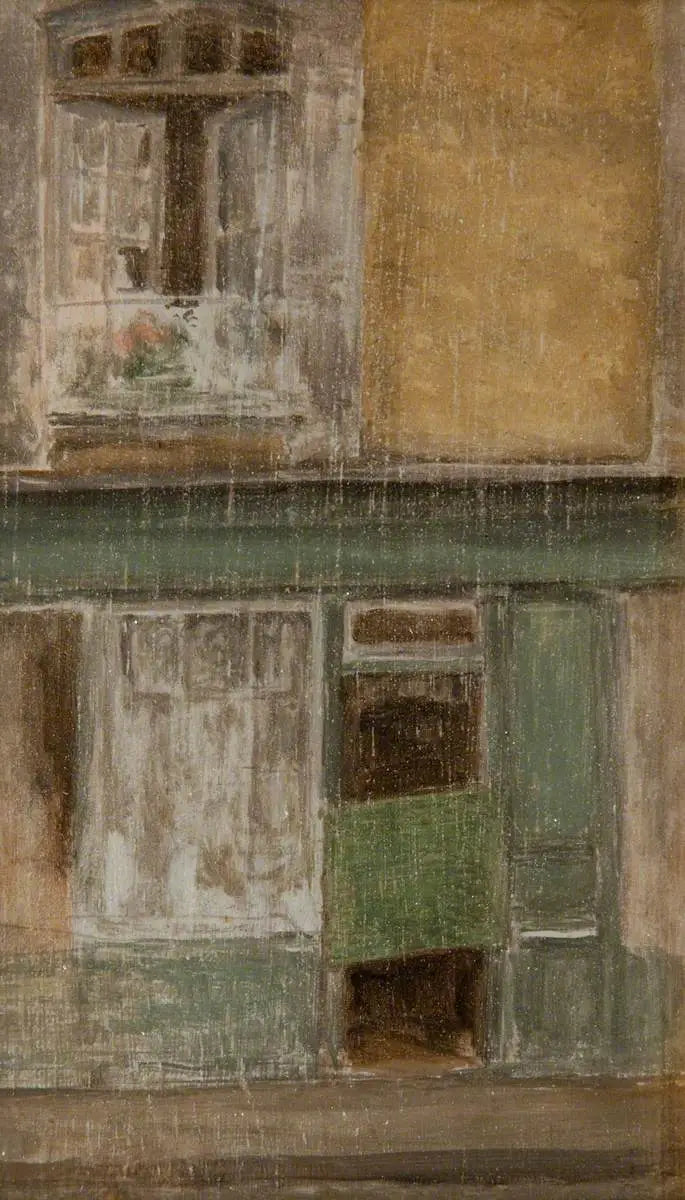 Vert et Or : Une boutique à Calais - James Abbott McNeill Whistler image 1 tableau peint à l’huile sur toile