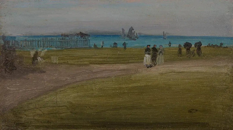 Groen en Paars: De Avondwandeling - James Abbott McNeill Whistler
