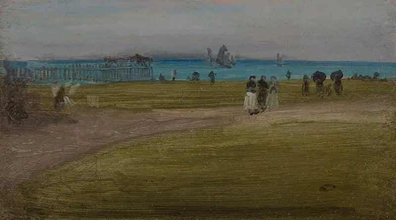Groen en Paars: De Avondwandeling - James Abbott McNeill Whistler