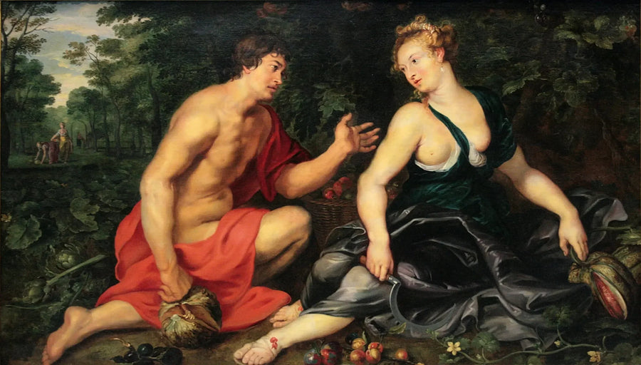 Vertumne en Pomone - Peter Paul Rubens